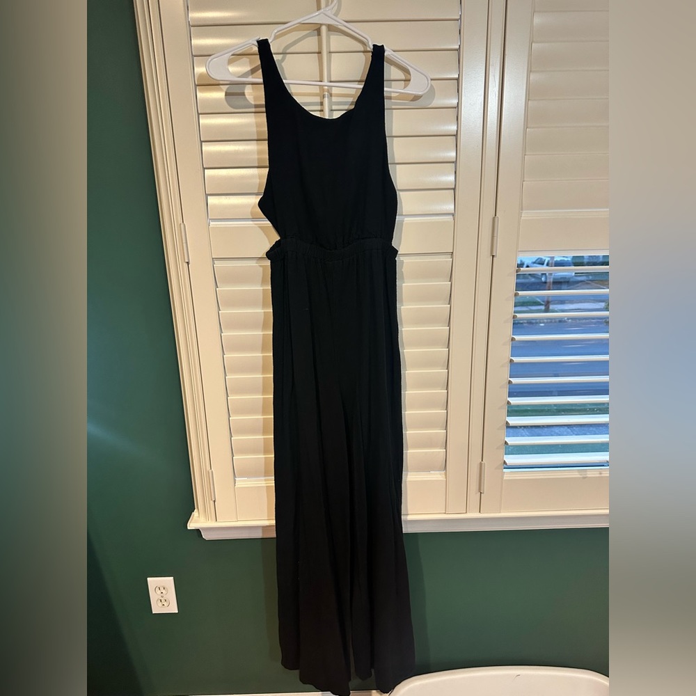Petal & Pup Black Backless Maxi Dress